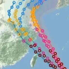 乱套了！超强台风巴威大概率登陆华东，美莎克将北上并降特大暴雨